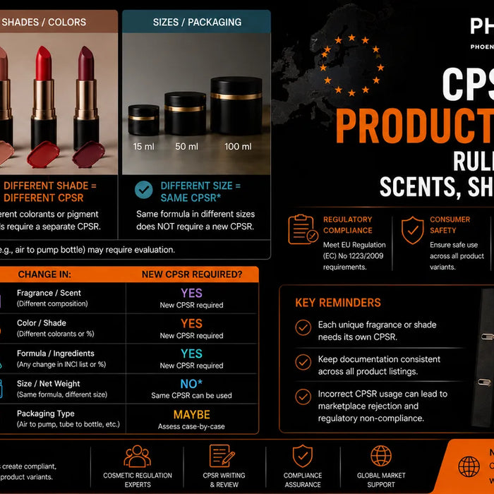 CPSR for Product Variants: Rules for Scents, Shades & Sizes