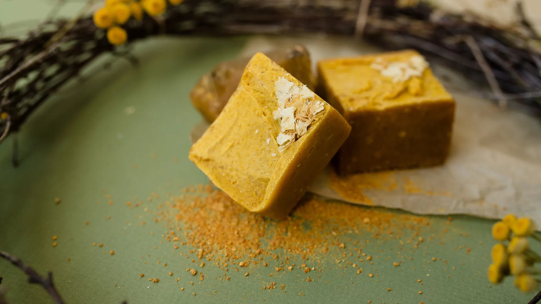 Turmeric and Kaolin Clay Soap: Cold Process Recipe and Method