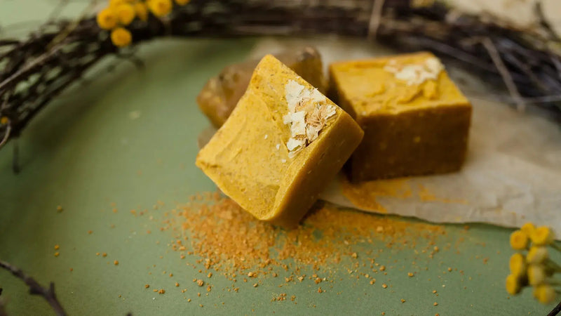 Turmeric and Kaolin Clay Soap: Cold Process Recipe and Method