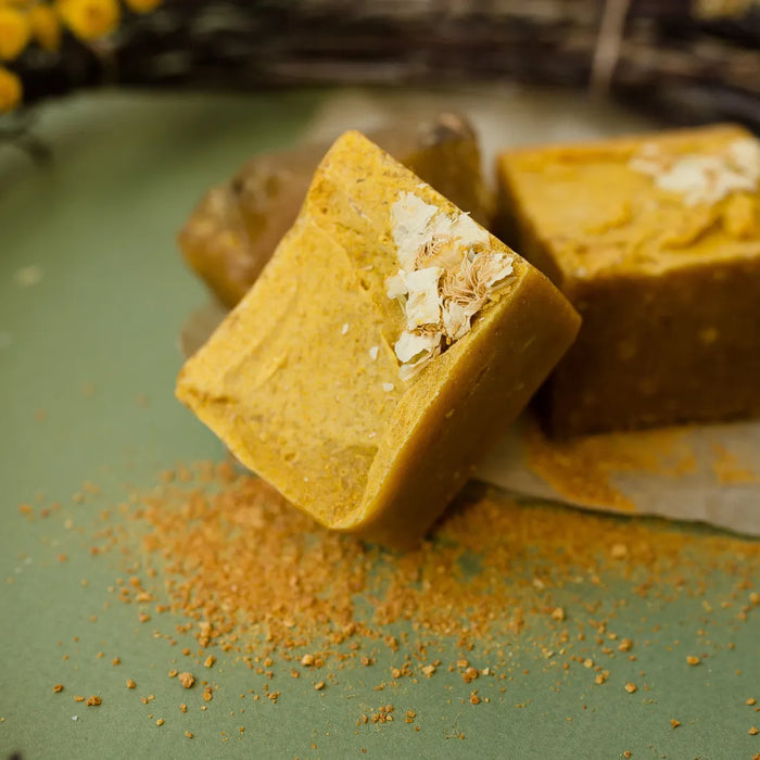 Turmeric and Kaolin Clay Soap: Cold Process Recipe and Method