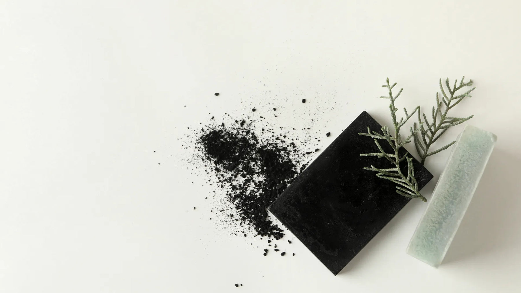 Black activated charcoal and tea tree cold process soap bars