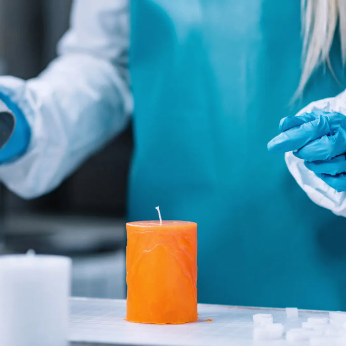 Laboratory safety assessment of candles and wax melts for toxicological risk assessment and UK and EU product compliance.