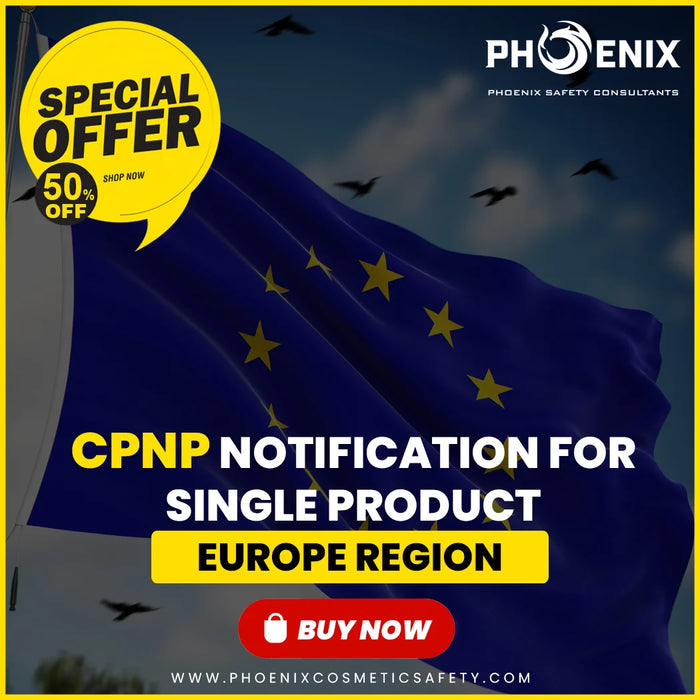 EU CPNP Product Notification for Single Product