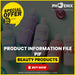Product Information File (PIF) for Beauty Products (Single Product)