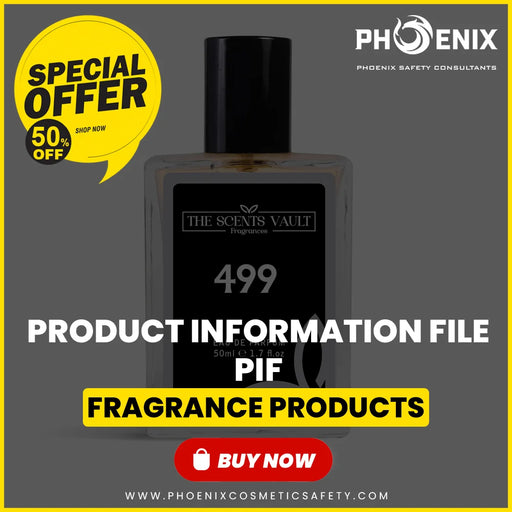 Product Information File (PIF) for Fragrances (Single Fragrance)