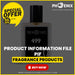 Product Information File (PIF) for Fragrances (Single Fragrance)