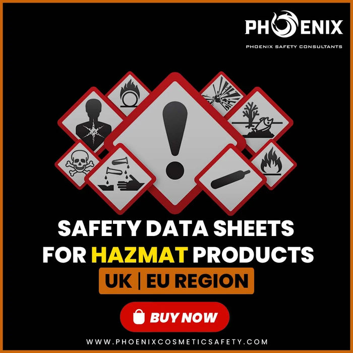 Safety Data Sheet for HAZMAT UK, EU for Amazon Wallmart Ebay Sellers