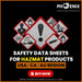 Safety Data Sheet for HAZMAT USA, AU, CA Amazon Wallmart Ebay ETSY