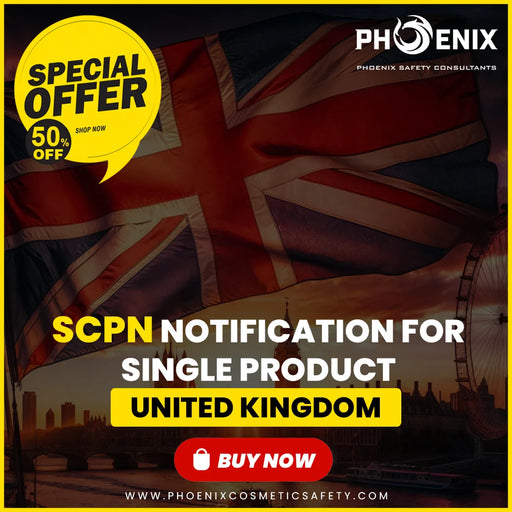 UK SCPN Product Notification for Single Product