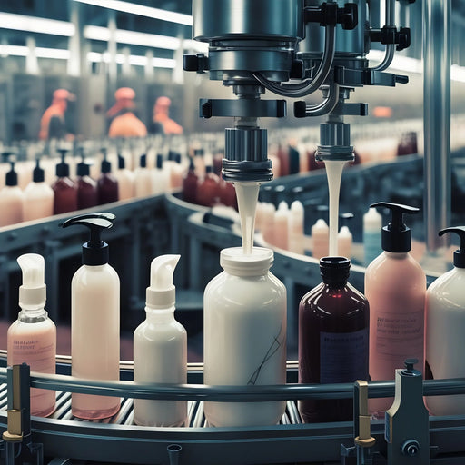 MoCRA enterprise compliance package: high-volume cosmetic bottle filling line